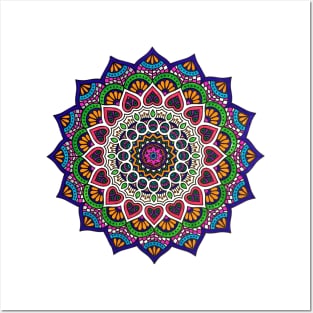 Colorful Mandala Posters and Art